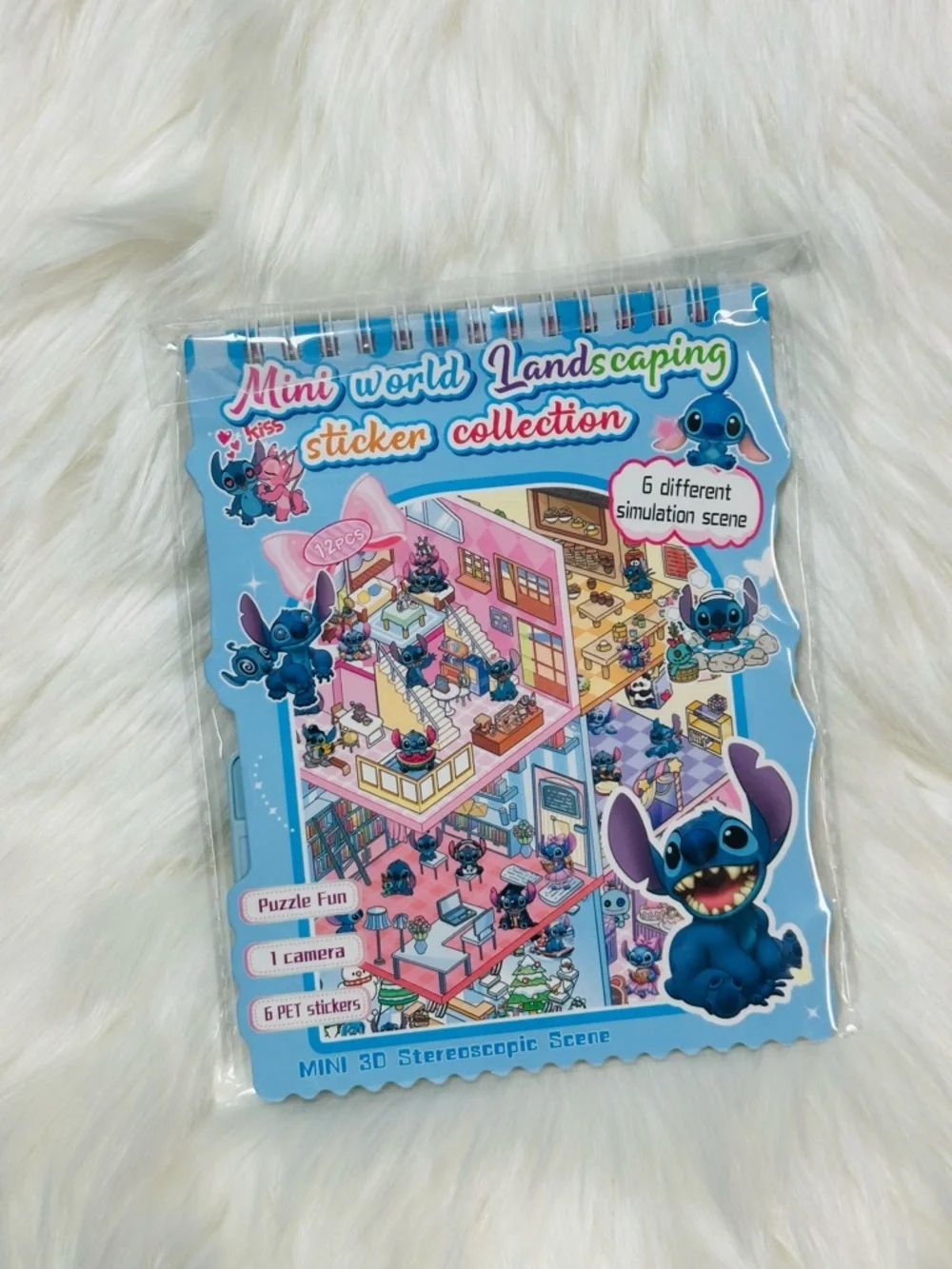 Mini World Landscaping Sticker Collection - Pink & Blue